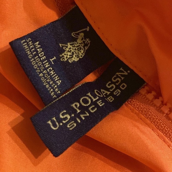 U.S.Polo ASSN USPA Orange Reversible Jacket - Picture 5 of 6